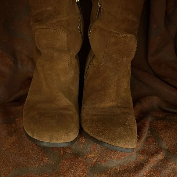 MICHAEL KORS Camel Suede Burke Knee High Boots Size 9 - Picture 6 of 6